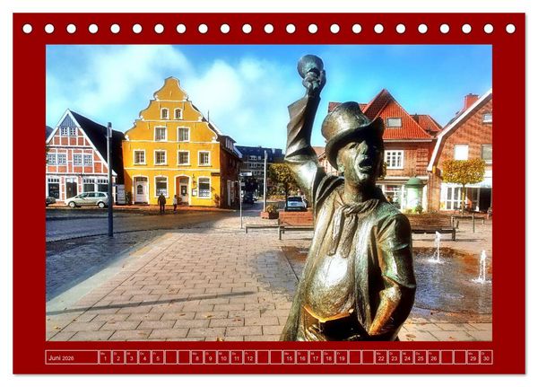 Produktbild: 625 Jahre Otterndorf - Gr&uuml;ne Stadt am Meer (Tischkalender 2026 DIN A5 quer), CALVENDO Monatskalender