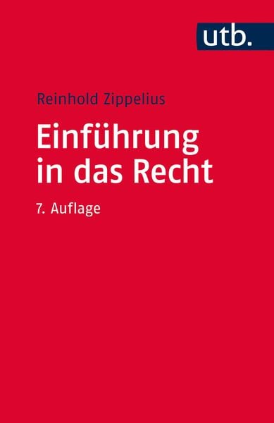Produktbild: Einf&uuml;hrung in das Recht
