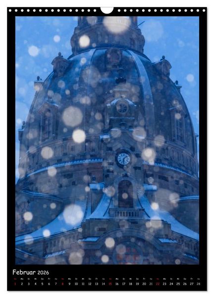 Produktbild: Frauenkirche Dresden (Wandkalender 2026 DIN A3 hoch), CALVENDO Monatskalender
