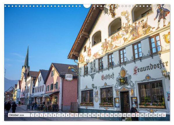 Produktbild: Garmisch-Partenkirchen mit Zugspitze und Eibsee (Wandkalender 2026 DIN A3 quer), CALVENDO Monatskalender