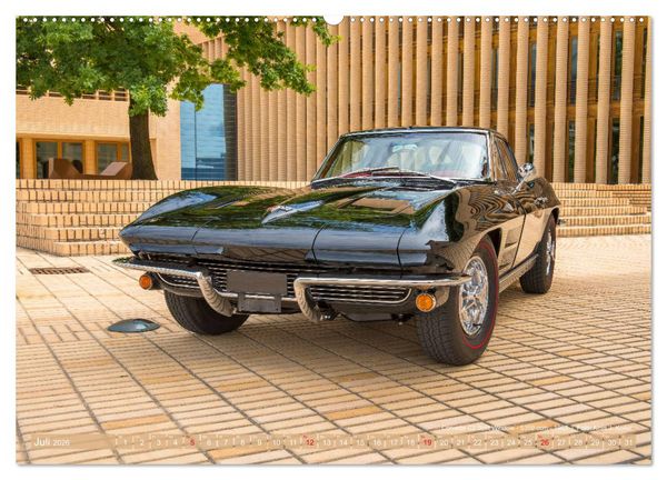 Produktbild: Corvette Oldtimer 2026 (Wandkalender 2026 DIN A2 quer), CALVENDO Monatskalender