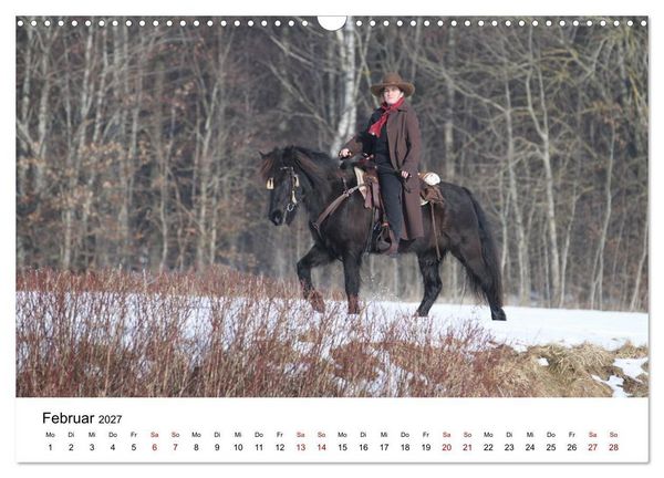 Produktbild: Getragen von Pferden, geformt vom Land - COWBOYS und Cowgirls (Wandkalender 2027 DIN A3 quer), CALVENDO Monatskalender