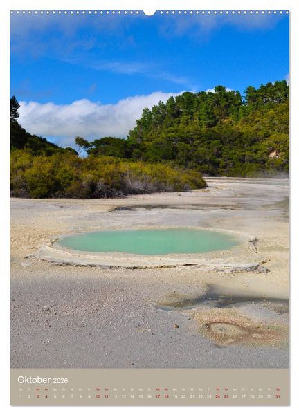 Produktbild: Erlebe mit mir die Nordinsel von Neuseeland (Wandkalender 2026 DIN A2 hoch), CALVENDO Monatskalender