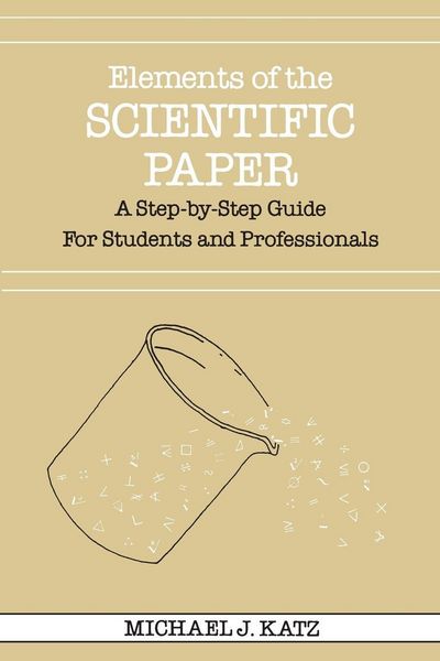 Produktbild: Elements of the Scientific Paper
