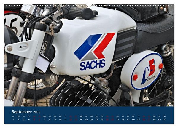 Produktbild: Vintage Mopeds (Wandkalender 2026 DIN A2 quer), CALVENDO Monatskalender