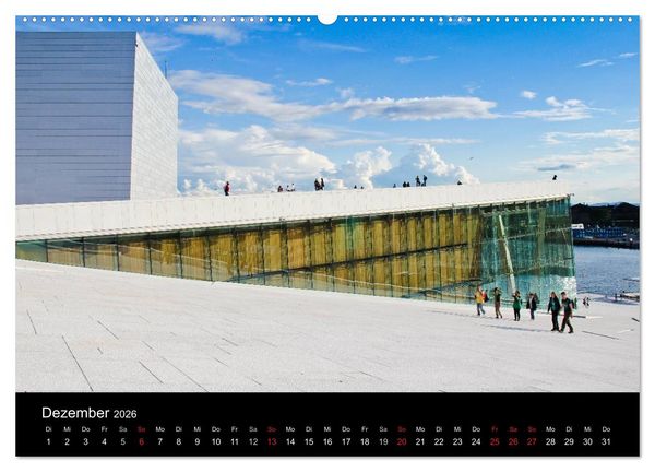 Produktbild: Oslo (Wandkalender 2026 DIN A2 quer), CALVENDO Monatskalender