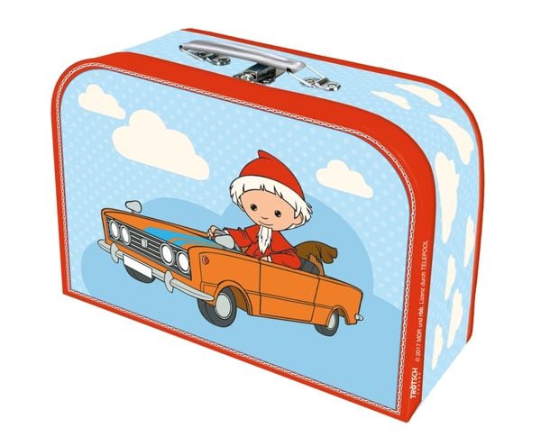 Produktbild: Tr&ouml;tsch Kinder-Koffer "Sandmann" klein, Pappkoffer, Koffer aus Pappe, Geschenk Verpackung, Gutschein Verpackung,Spielkoffer, Metallgriff und Metallhenkel, Reisekoffer Kinder