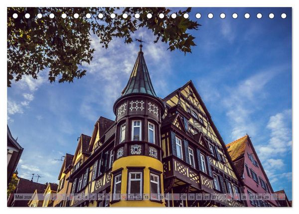 Produktbild: T&uuml;bingen - Impressionen aus der Universit&auml;tsstadt (Tischkalender 2026 DIN A5 quer), CALVENDO Monatskalender