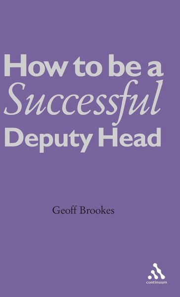 Produktbild: How to Be a Successful Deputy Head