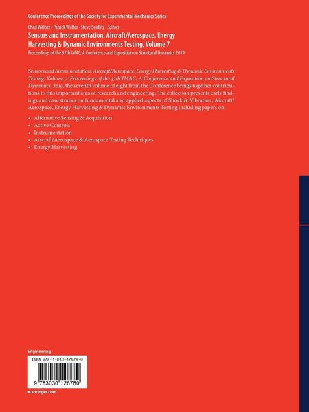 Produktbild: Sensors and Instrumentation, Aircraft/Aerospace, Energy Harvesting & Dynamic Environments Testing, Volume 7
