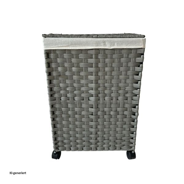 Produktbild: HTI-Living W&auml;schesammler 40 Liter Briena Grau W&auml;schesammler 40 Liter Briena Grau