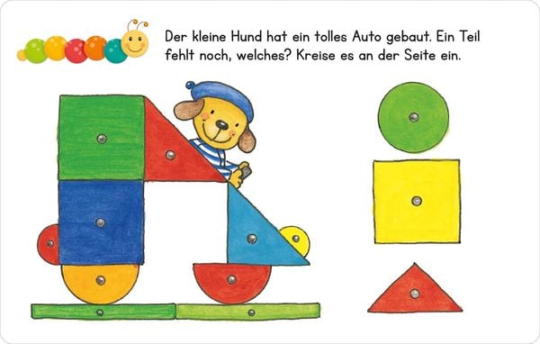 Produktbild: Lernraupe &ndash; Formen und Gr&ouml;&szlig;en