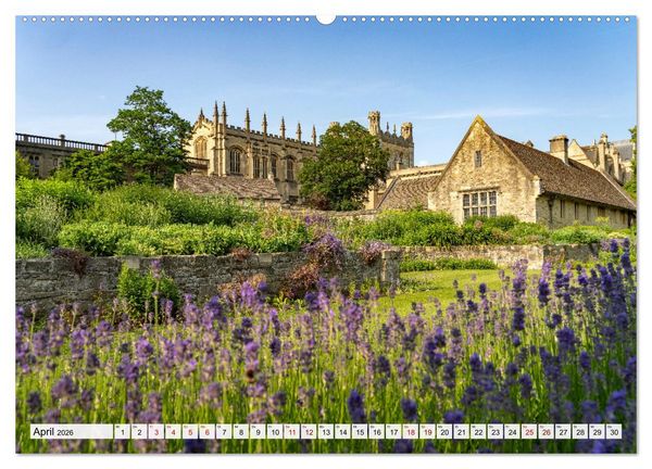 Produktbild: England - Oxford (Wandkalender 2026 DIN A2 quer), CALVENDO Monatskalender