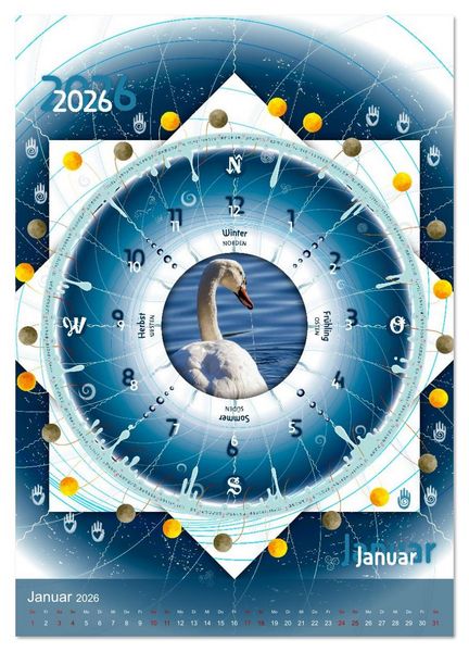 Produktbild: Jahreskreise (Wandkalender 2026 DIN A3 hoch), CALVENDO Monatskalender