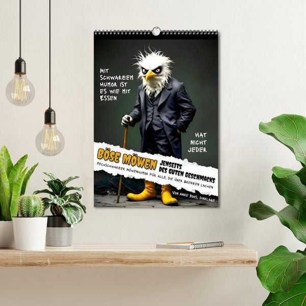 Produktbild: B&ouml;se M&ouml;wen - Jenseits des guten Geschmacks (Wandkalender 2027 DIN A3 hoch), CALVENDO Monatskalender