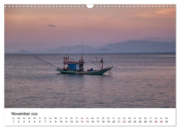 Produktbild: Die sch&ouml;nsten Inseln Thailands (Wandkalender 2026 DIN A3 quer), CALVENDO Monatskalender
