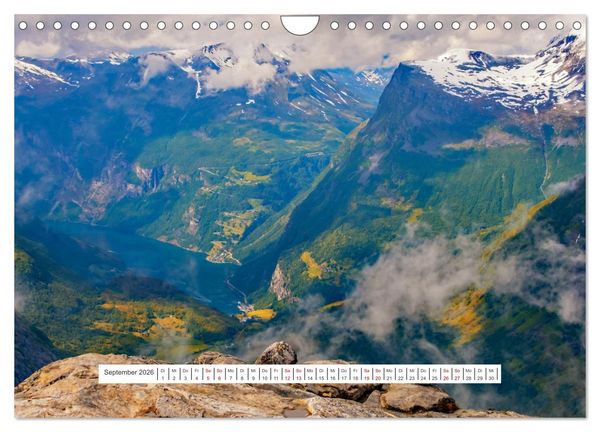 Produktbild: Norwegen - ein traumhaftes Reiseziel (Wandkalender 2026 DIN A4 quer), CALVENDO Monatskalender