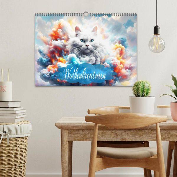 Produktbild: Wolkenkreaturen (Wandkalender 2026 DIN A3 quer), CALVENDO Monatskalender
