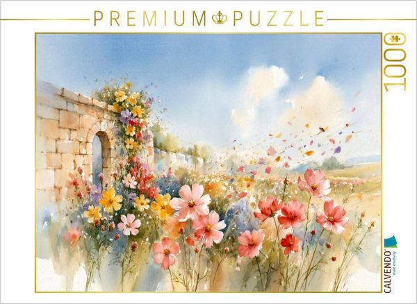 CALVENDO Puzzle Ein stiller Platz im Grünen | 1000 Teile Lege-Größe 64 × 48 cm Foto-Puzzle für glückliche Stunden