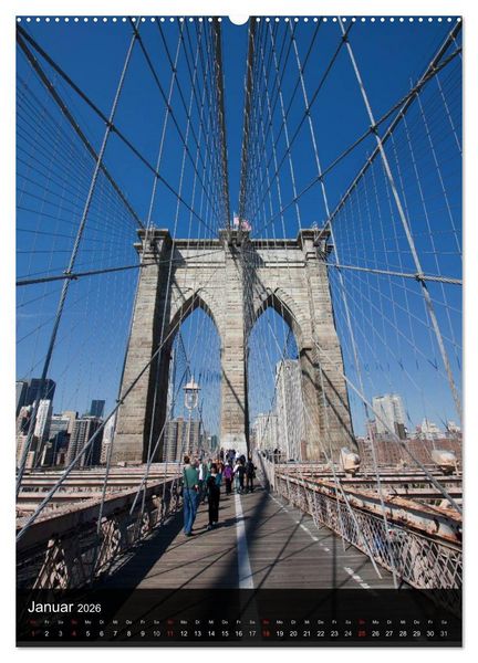 Produktbild: New York (Wandkalender 2026 DIN A2 hoch), CALVENDO Monatskalender