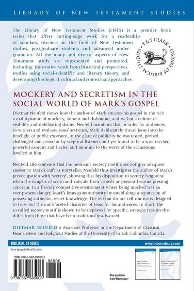 Produktbild: Mockery and Secretism in the Social World of Mark's Gospel