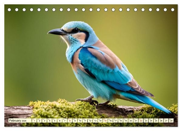 Produktbild: Africa's diverse birdlife (Desk Calendar 2026 DIN A5 landscape), CALVENDO 12 Month DeskCalendar