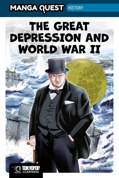 Produktbild: Manga Quest History: The Great Depression and WWII (Hardcover)