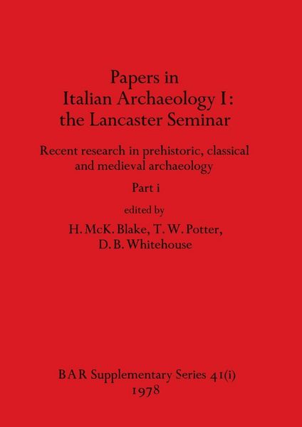 Produktbild: Papers in Italian Archaeology I
