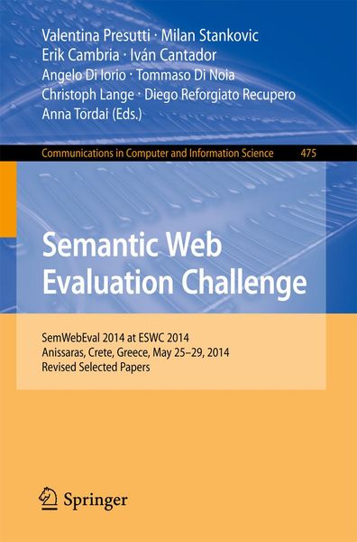 Produktbild: Semantic Web Evaluation Challenge