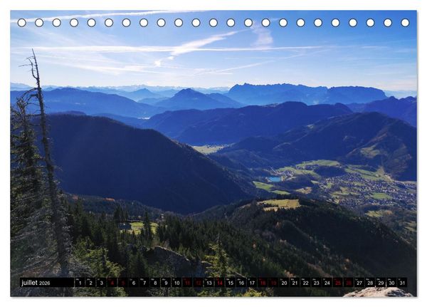 Produktbild: Bons baisers du Chiemsee (Calendrier de bureau 2026 DIN A5 vertical), CALVENDO calendrier mensuel