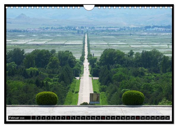 Produktbild: Nordkorea - Die gro&szlig;e Leere (Wandkalender 2026 DIN A4 quer), CALVENDO Monatskalender