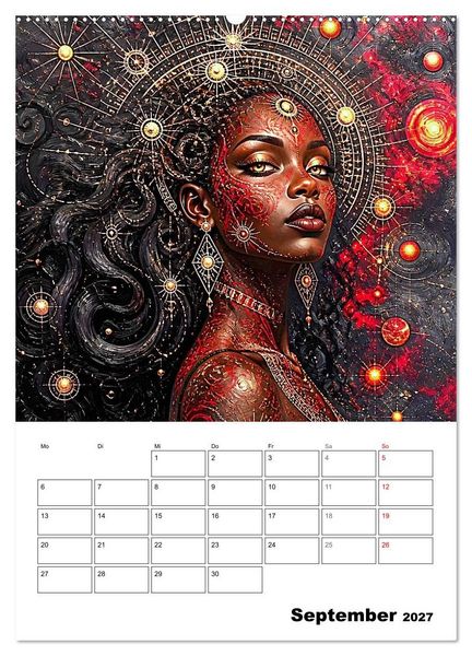 Produktbild: Mystische Gesichter der Unendlichkeit (hochwertiger Premium Wandkalender 2027 DIN A2 hoch), Kunstdruck in Hochglanz