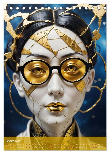 Produktbild: Brille und Pers&ouml;nlichkeit (Tischkalender 2026 DIN A5 hoch), CALVENDO Monatskalender