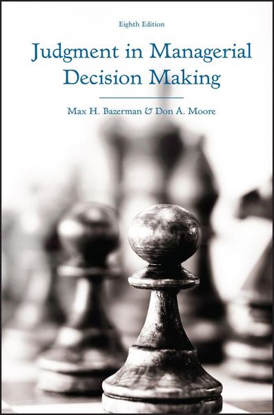 Produktbild: Judgment in Managerial Decision Making