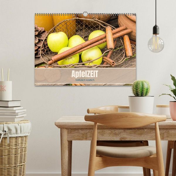 Produktbild: ApfelZEIT - Nat&uuml;rlich k&ouml;stlich (Wandkalender 2026 DIN A3 quer), CALVENDO Monatskalender