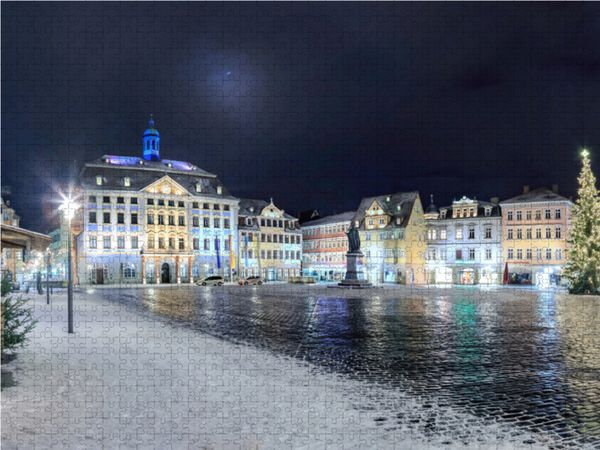 Produktbild: CALVENDO Puzzle Coburger Rathaus auf dem Marktplatz 1000 Teile Lege-Gr&ouml;&szlig;e 64 x 48 cm Foto-Puzzle Bild von Val Thoermer