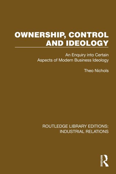 Produktbild: Ownership, Control and Ideology