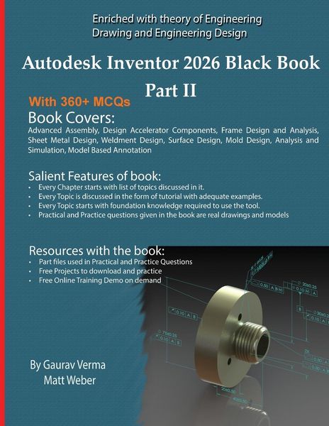 Produktbild: Autodesk Inventor 2026 Black Book Part II