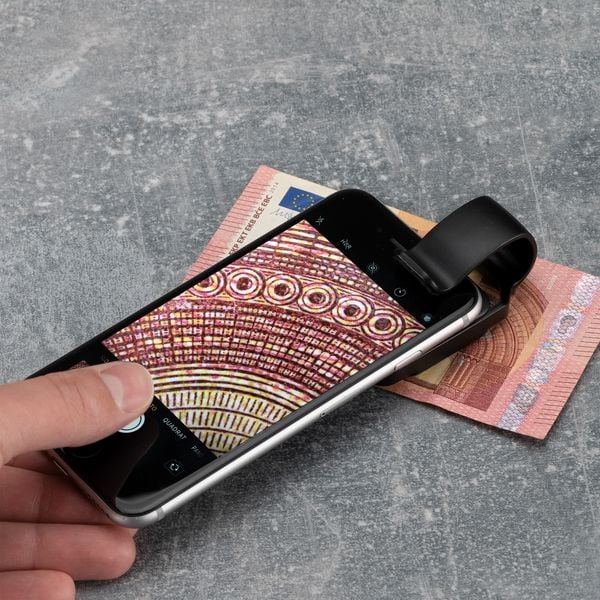 Produktbild: National Geographic 9118500 - Handy-Mikroskop 200x mit 200-facher Vergr&ouml;&szlig;erung, CPL-Filter und 2-stufiger Beleuchtung