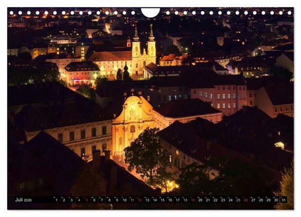 Produktbild: Graz - Metropole der Steiermark (Wandkalender 2026 DIN A4 quer), CALVENDO Monatskalender