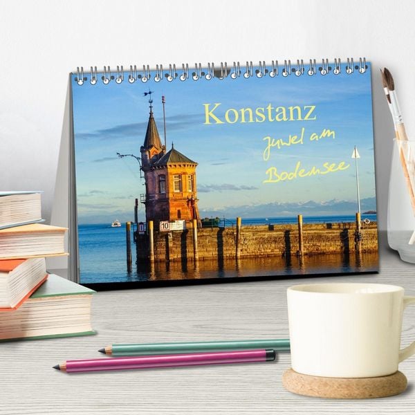 Produktbild: Konstanz - Juwel am Bodensee (Tischkalender 2026 DIN A5 quer), CALVENDO Monatskalender