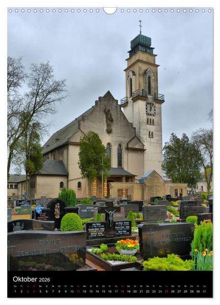 Produktbild: Sa(ar)krale Baukunst - Kirchenarchitektur im Saarland (Wandkalender 2026 DIN A3 hoch), CALVENDO Monatskalender