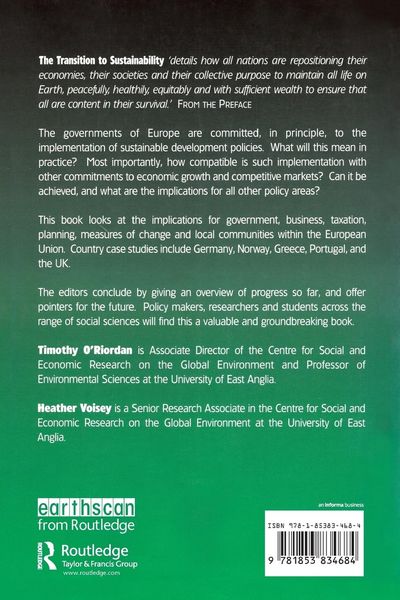 Produktbild: The Transition to Sustainability