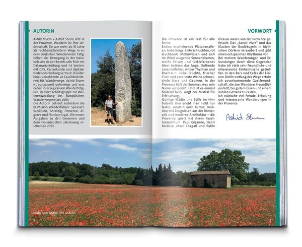 Produktbild: KOMPASS Wanderführer Provence, 55 Touren mit Extra-Tourenkarte