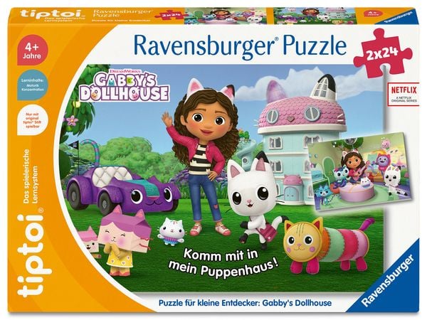tiptoi Puzzle für kleine Entdecker Gabby’s Dollhouse - 2x24 Teile