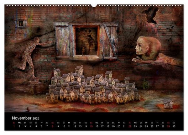 Produktbild: Moderner Surrealismus (Wandkalender 2026 DIN A2 quer), CALVENDO Monatskalender