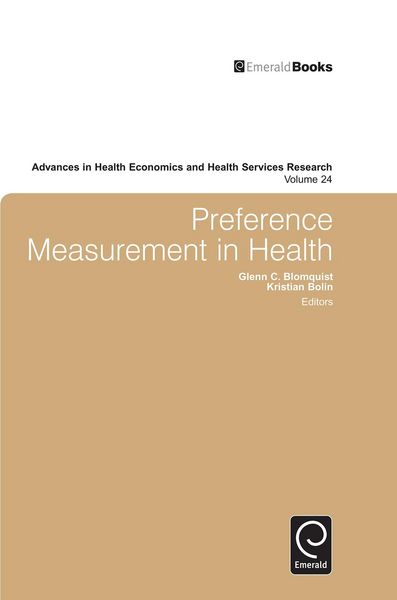 Produktbild: Preference Measurement in Health