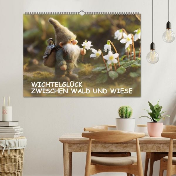 Produktbild: Wichtelgl&uuml;ck zwischen Wald und Wiese (Wandkalender 2027 DIN A2 quer), CALVENDO Monatskalender