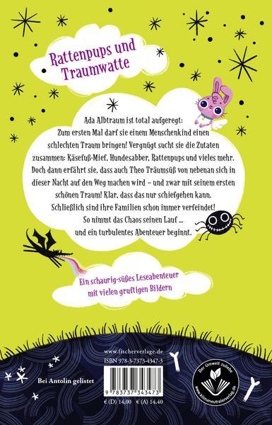Produktbild: Ada Albtraum und Theo Tr&auml;ums&uuml;&szlig; &ndash; Eine schaurig-sch&ouml;ne Freundschaft