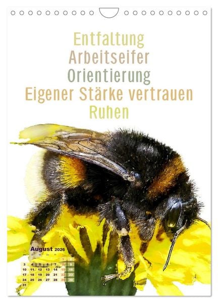 Produktbild: Krafttiere - Inspirierende Begleiter voller Magie und Seele (Wandkalender 2026 DIN A4 hoch), CALVENDO Monatskalender